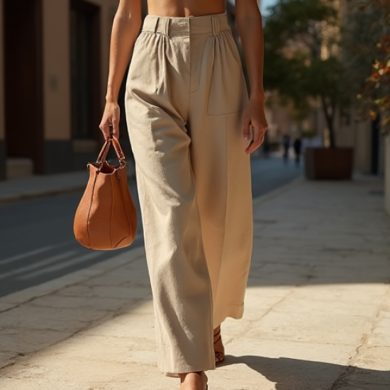 Women's Lantern Leg Trousers
