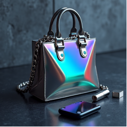 Women's Holographic Mini Bag