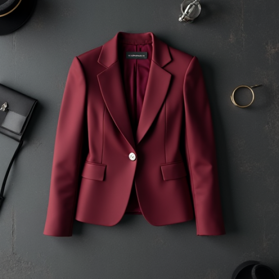 Women's Sculpted Shoulder Blazer