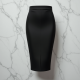 Women's Everyday High Waist Pencil Skirt