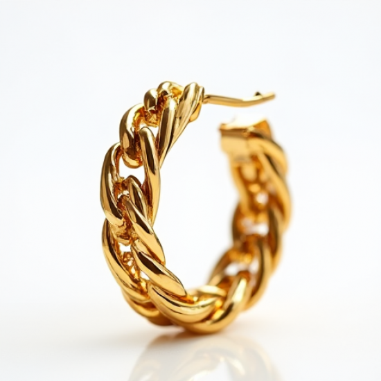 Women's Chain Link Hoops