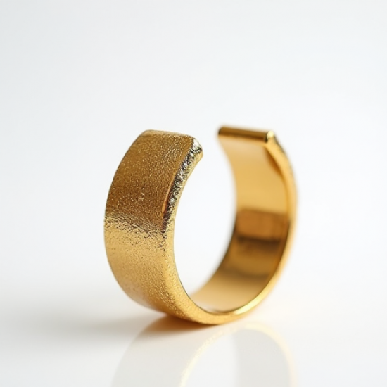 Women's Textured Ear Cuff - Elegant Style