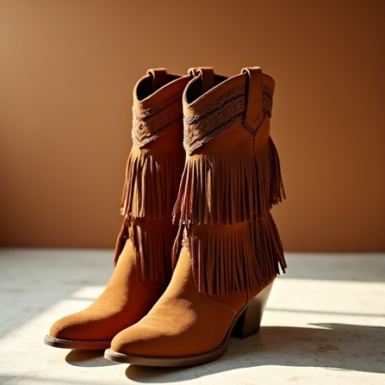 Women's Fringe Detail Cowboy Boot