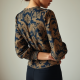 Women's Ornate Print Wrap Top