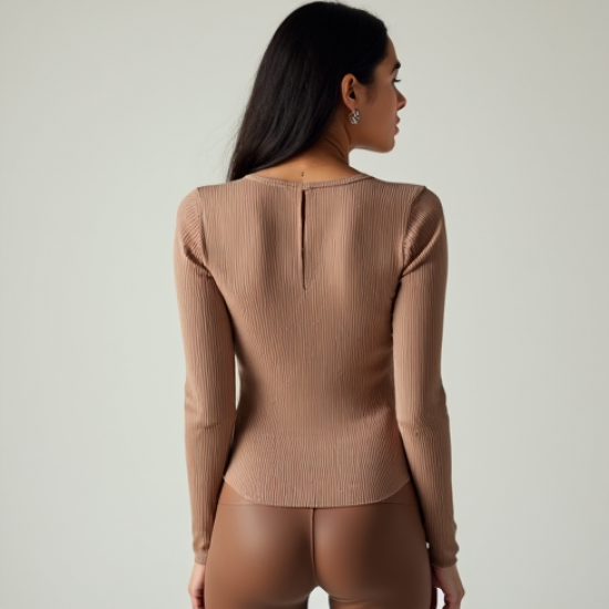 Women's Side Slit Cut-Out Top