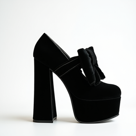 Women's Bow Detail Platform Mary Jane