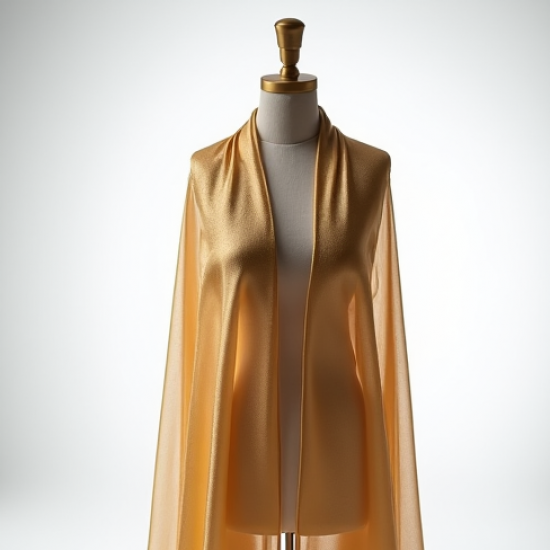 Women's Metallic Silk Scarf