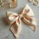 Women's Wide Satin Hair Bow