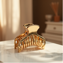 Women's Metallic Shark Clip