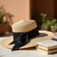 Women's Bow Wide Brim Hat