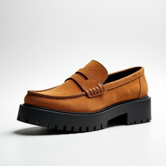 Women's Suede Chunky Loafer