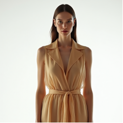 Women's Transparent Long Vest