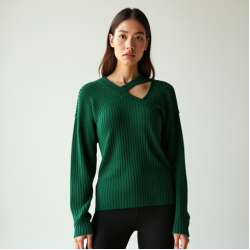 Women's Side Cut-Out Knit Top