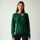 Women's Side Cut-Out Knit Top