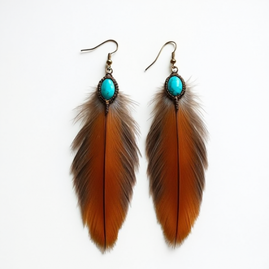 Boho Feather Earrings