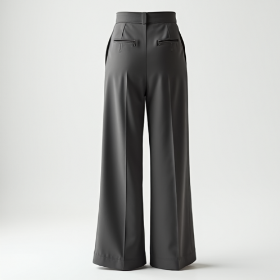 Women's Comfort High Waist Wide Trousers