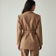 Women's Belted Structured Jacket