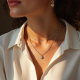 Women's Delicate Thin Chain Necklace