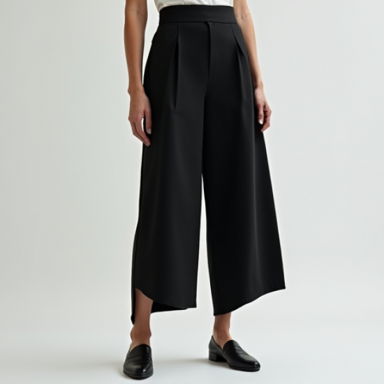 Women's Asymmetric Hem Culottes