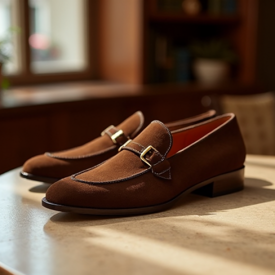 Women's Suede Mary Jane Loafer