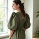 Women's Bold Shoulder Smock Top