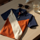 Women's Patchwork Polo Shirt