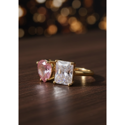 Mesmerize Toi-et-Moi Golden Ring