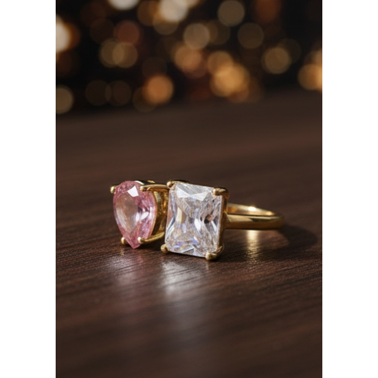 Mesmerize Toi-et-Moi Golden Ring