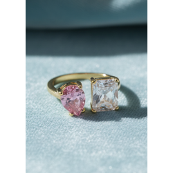 Mesmerize Toi-et-Moi Golden Ring