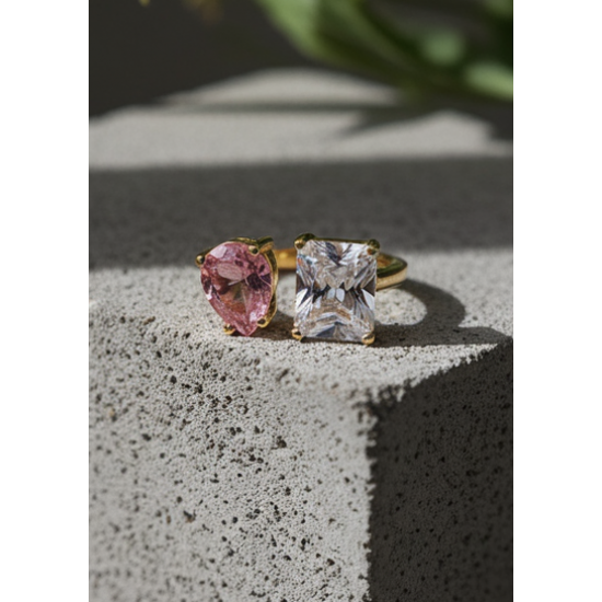 Mesmerize Toi-et-Moi Golden Ring